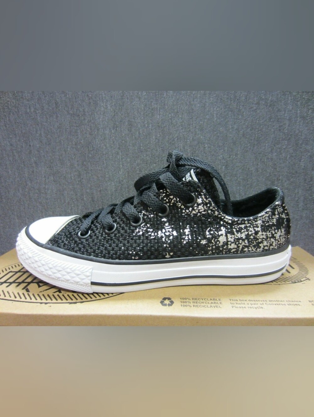Converse CT OX Black Kids Shoes - Size 11